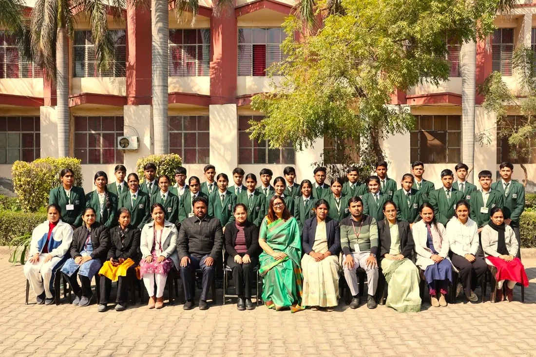 The staff of Delhi World Public School