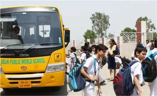 The Delhi World Public School bus fleet