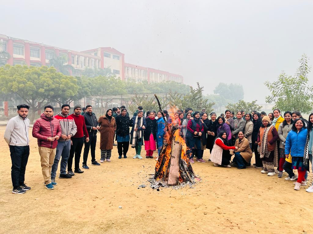Delhi World Public School joyfully celebrated of Lohri within its premises